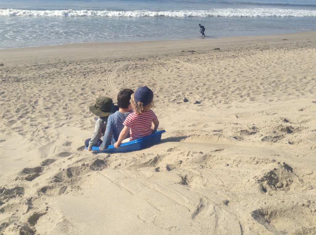 Sand Sledding Winter fun for the whole family No Back Home