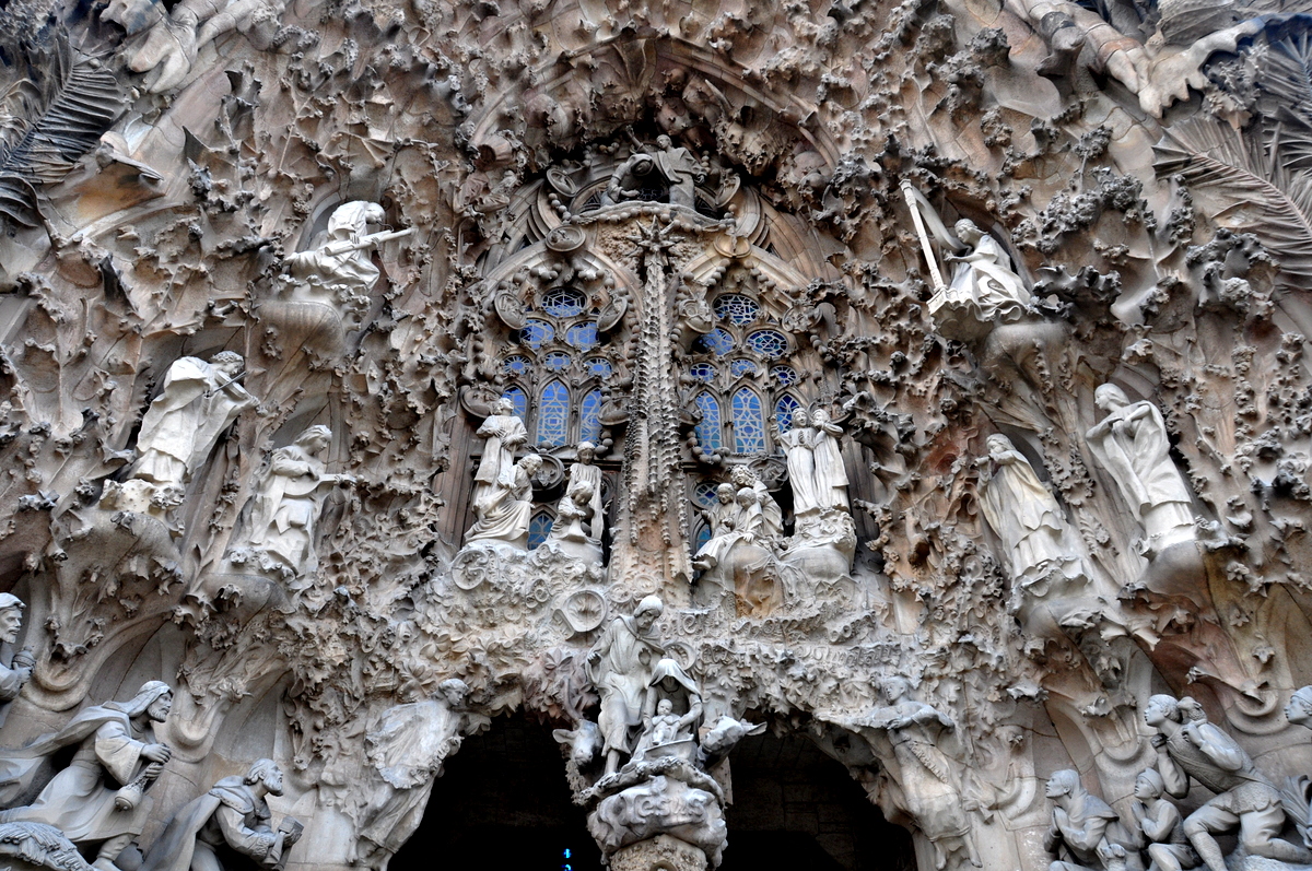 The Sagrada Familia Towers - Nativity Facade
