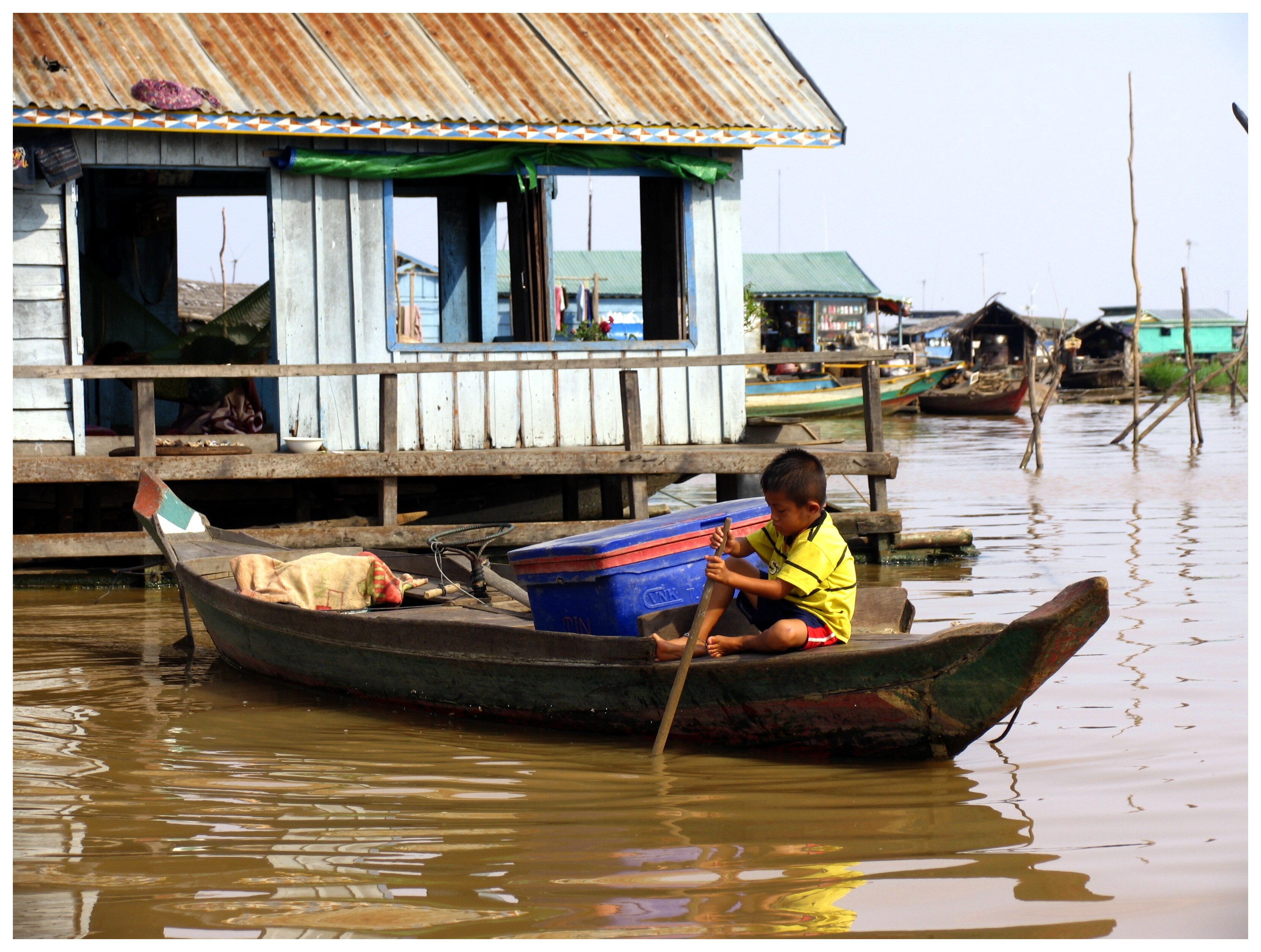 Tonle Sap, Floating Village
