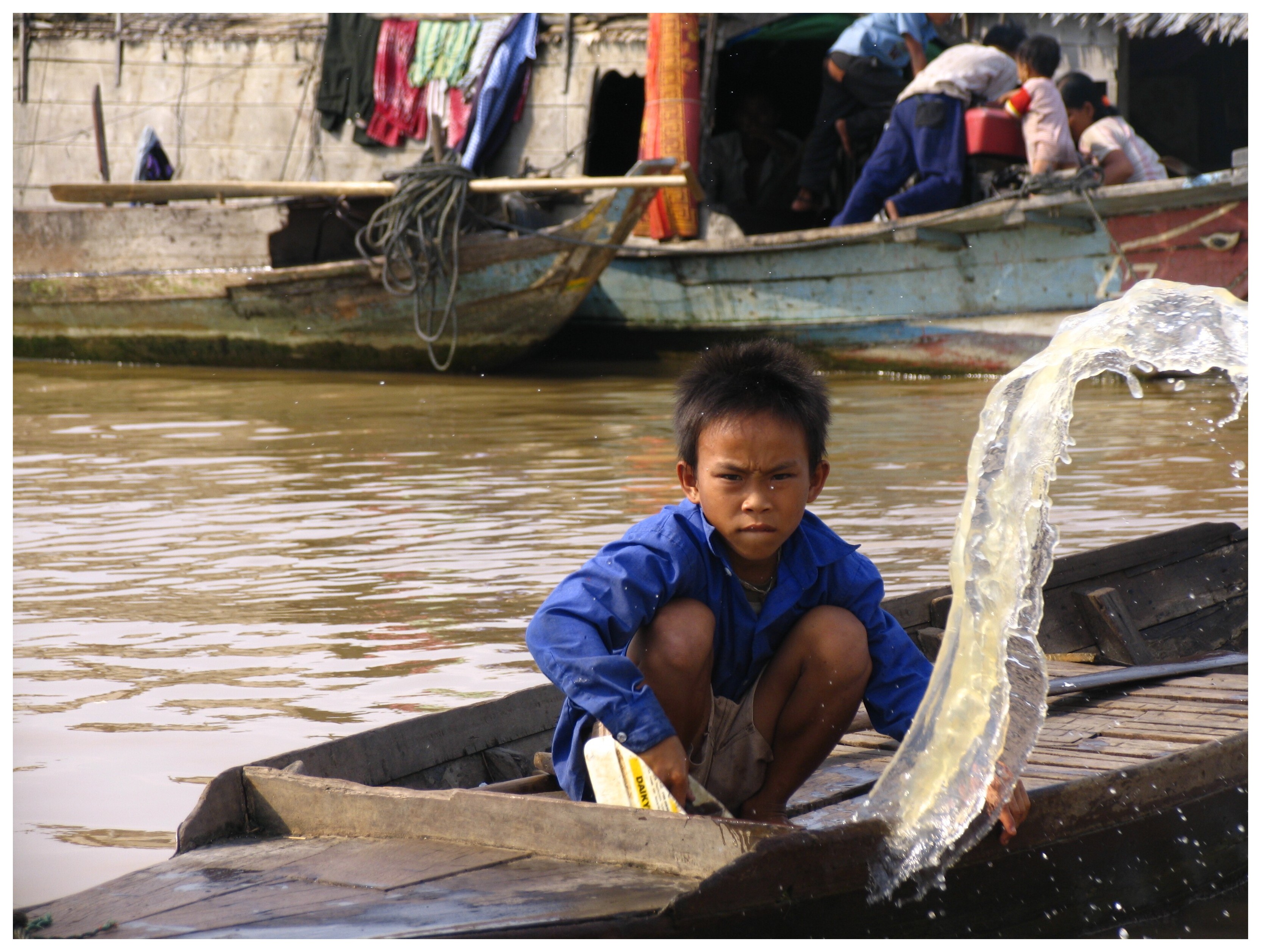 Tonle Sap floating village