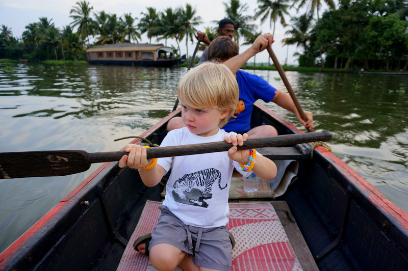 Cruising the Backwaters of Kerala - Places to Visit in Kerala with Kids