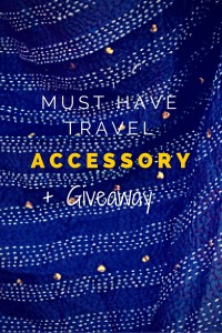 A must have travel accessory (+Giveaway) - the Kantha Travel Wrap.