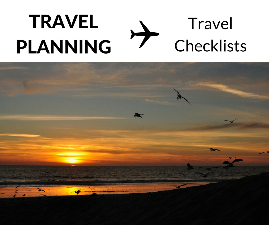 Travel Planning: Checklists for Travel