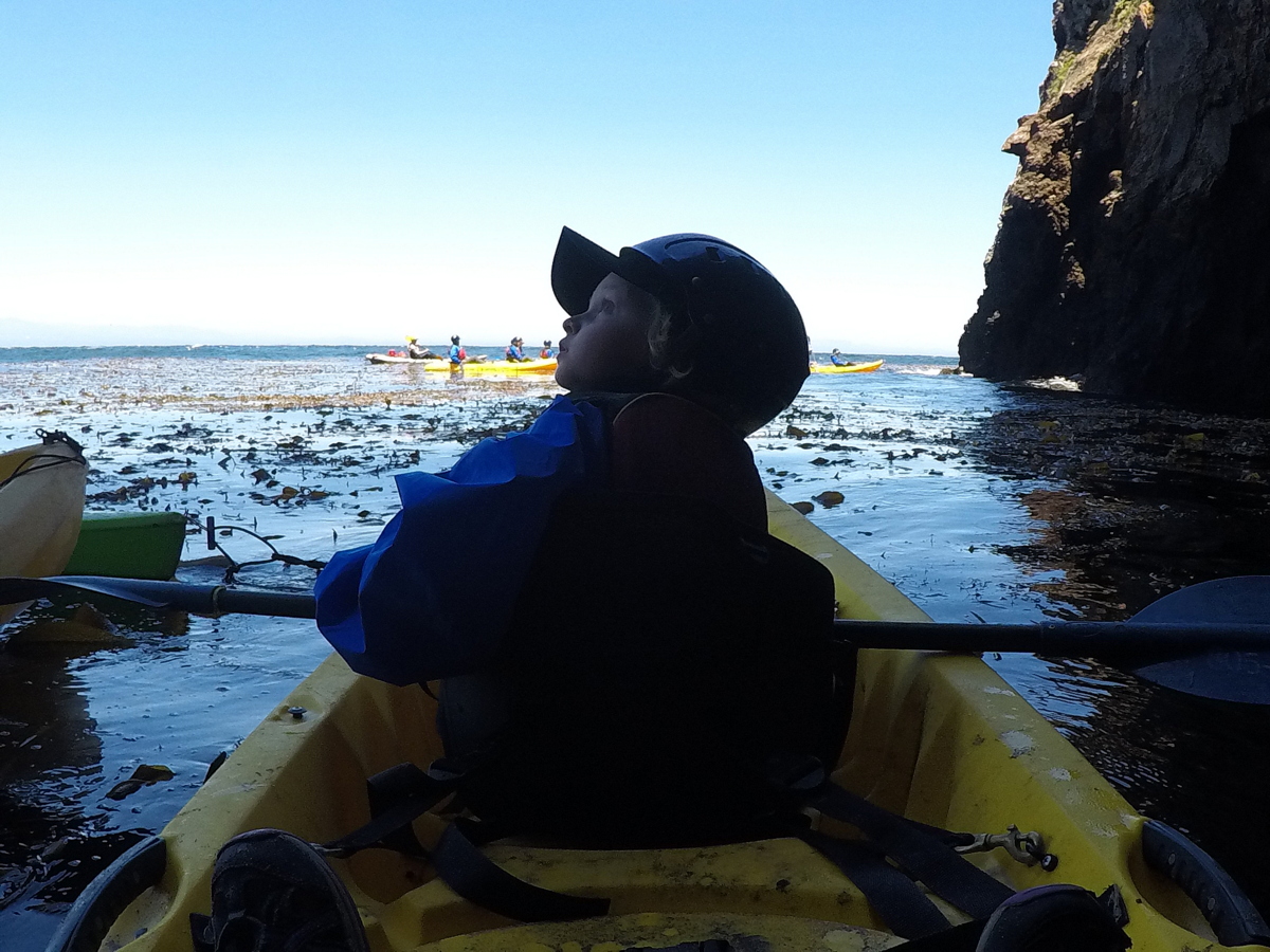 Channel Islands Kayaking with kids