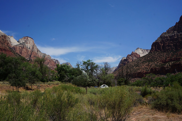 Camping in Zion National Park