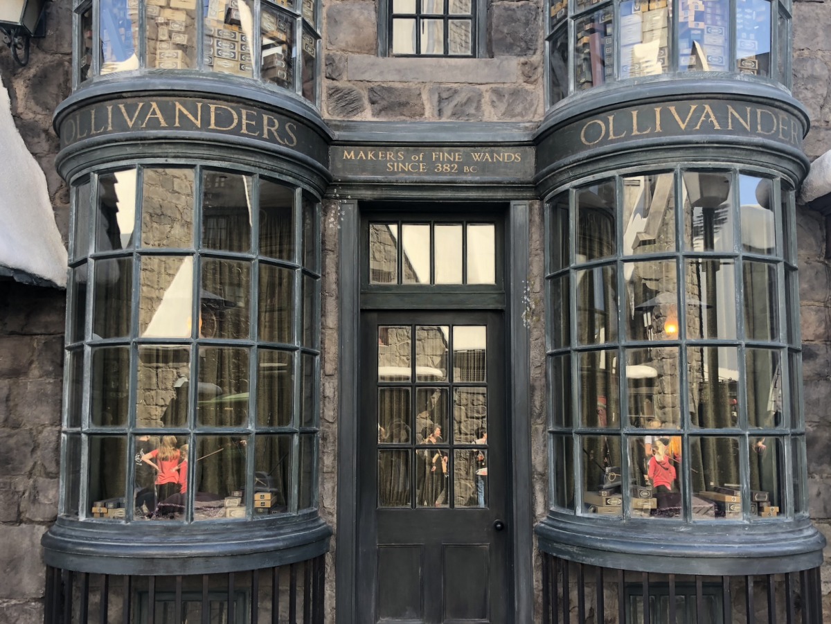 Get a wand at the Wizarding World of Harry Potter