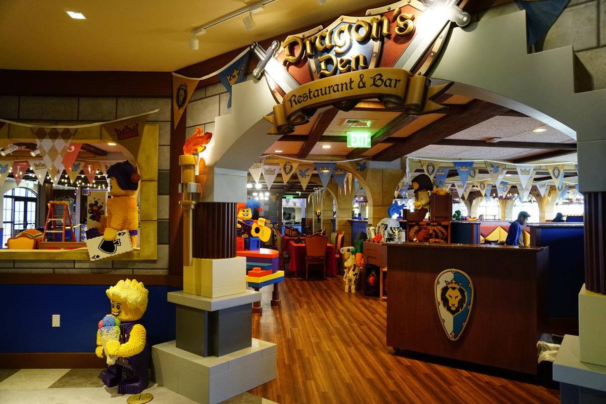 Dragon's Den at the LEGOLAND Castle Hotel California