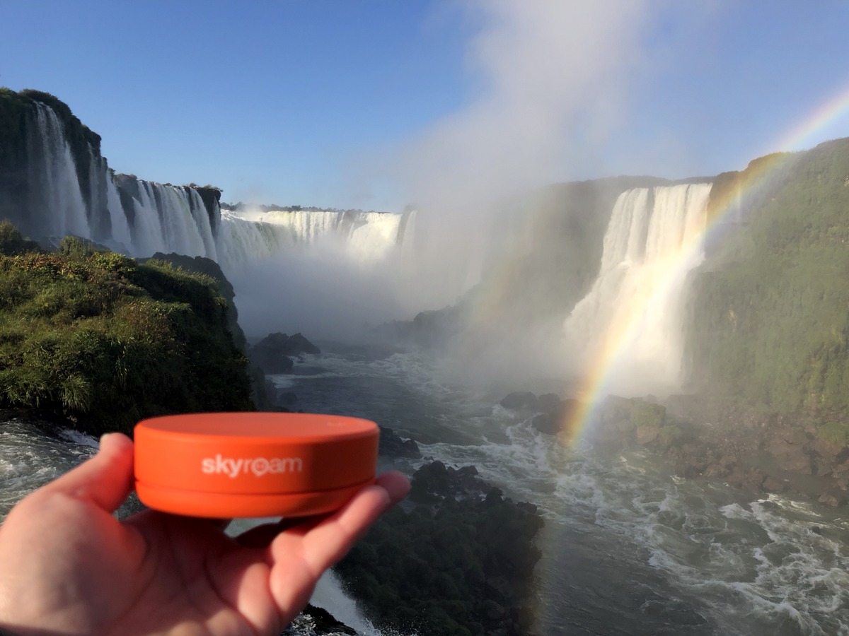 Portable Wifi Hotspot provides great value all over the world, including at Iguazu Falls in Brazil