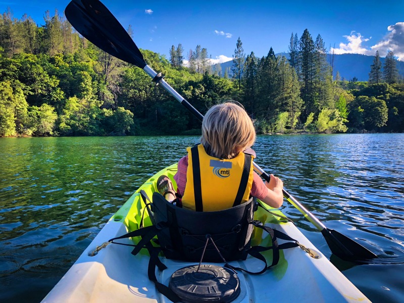 Kayaking with park rangers on Whiskeytown Lake is a must do northern california attraction