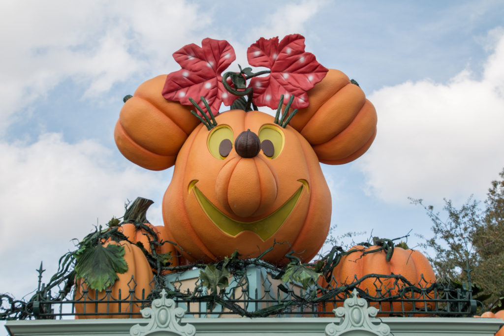 Celebrating Halloween at Disneyland