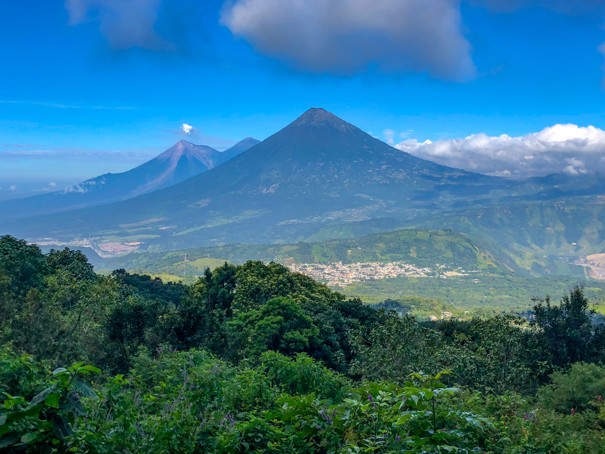 Viewpoint on the Pacaya volcano hike