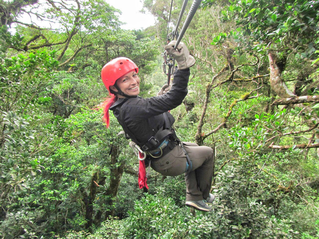 Our fearless leader Tania on our Costa Rica family vacation with Intrepid Travel