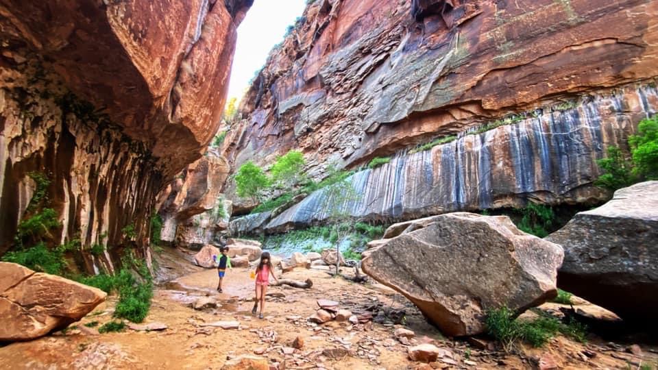 Water Canyon trail is a must do thing to do Near Zion National Park 