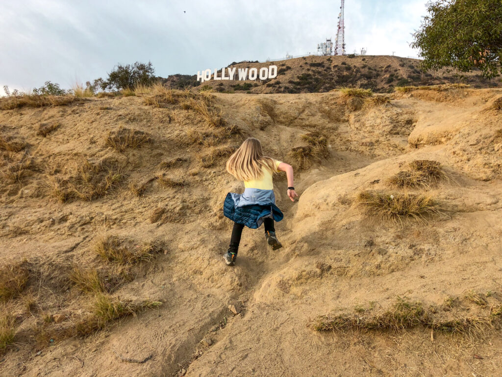 best hiking in Los Angeles includes the Hollywood sign 