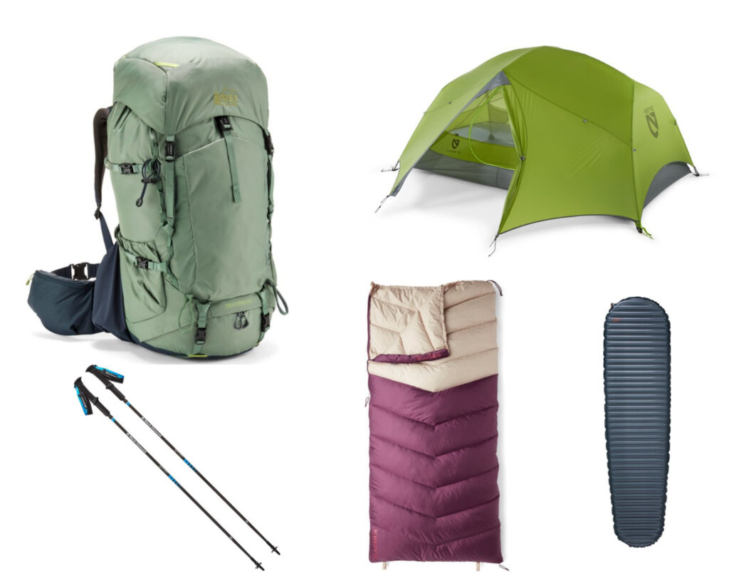 Three Season Hiking and Backpacking Gear List