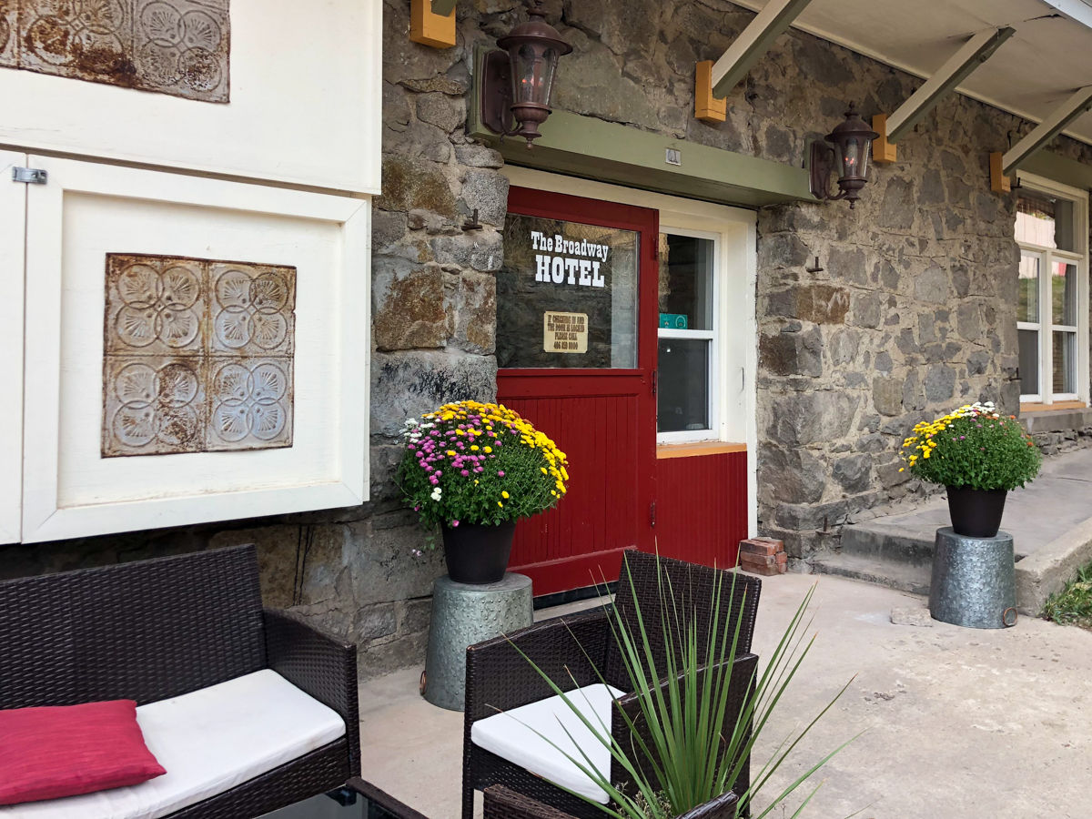 The Broadway Hotel is THE place to stay at Philipsburg Montana