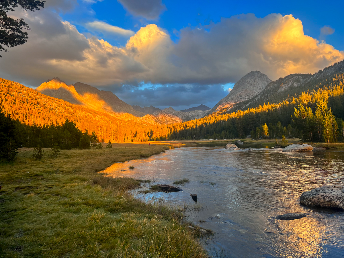 Sunset at McClure Meadow