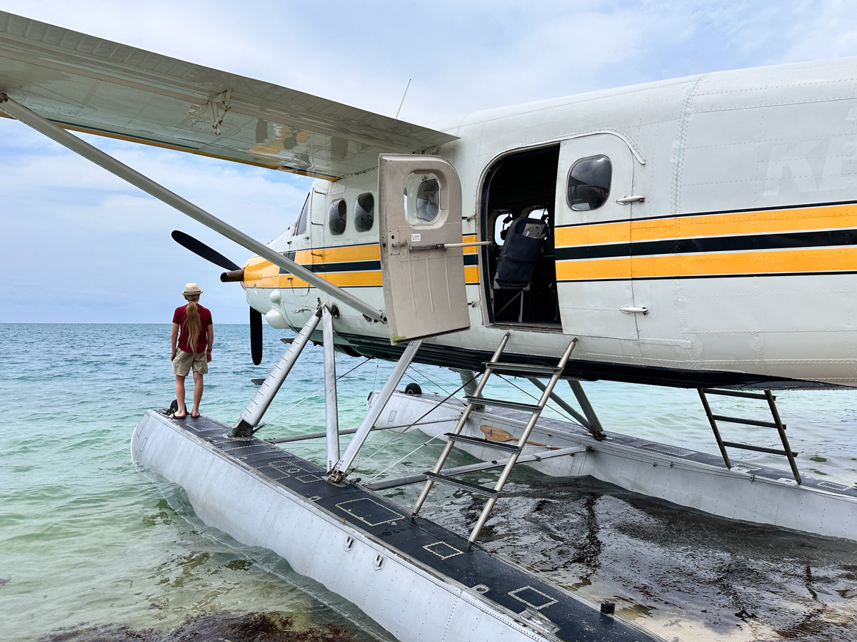 sea plane at Dry Tortugas national park